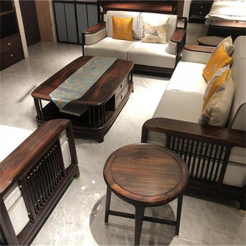 东阳泓宋红木家具 新中式软体红木沙发 现代简约客厅沙发 厂家销售